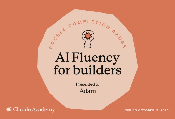 AI Fluency for builders &mdash; Claude Academy