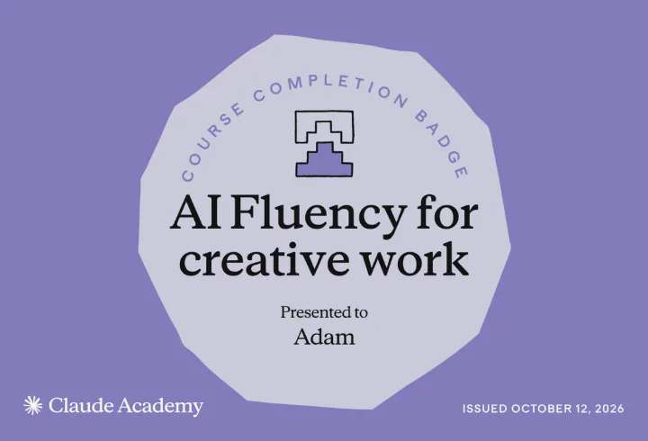 AI Fluency for creative work &mdash; Claude Academy