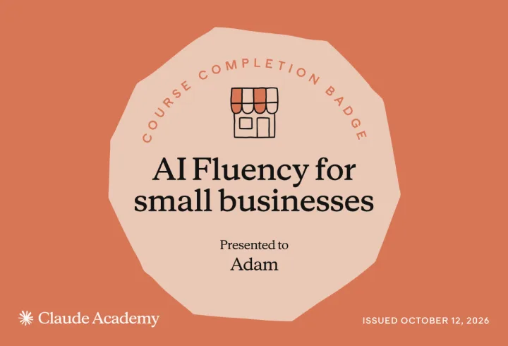 AI Fluency for small businesses &mdash; Claude Academy