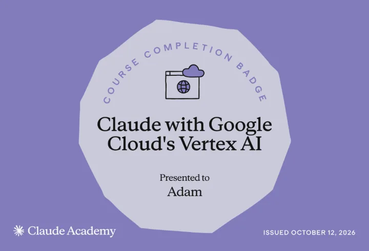 Claude with Google Cloud's Vertex AI &mdash; Claude Academy