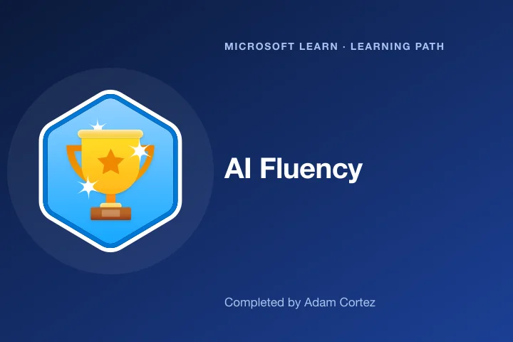AI Fluency &mdash; Microsoft Learn