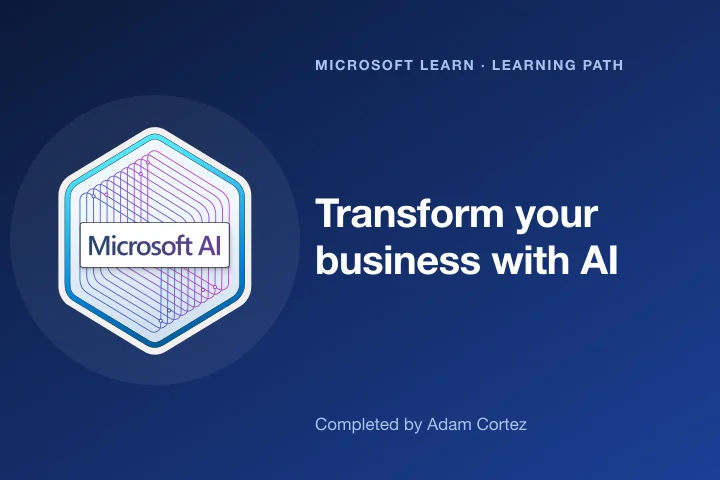 Transform your business with AI &mdash; Microsoft Learn