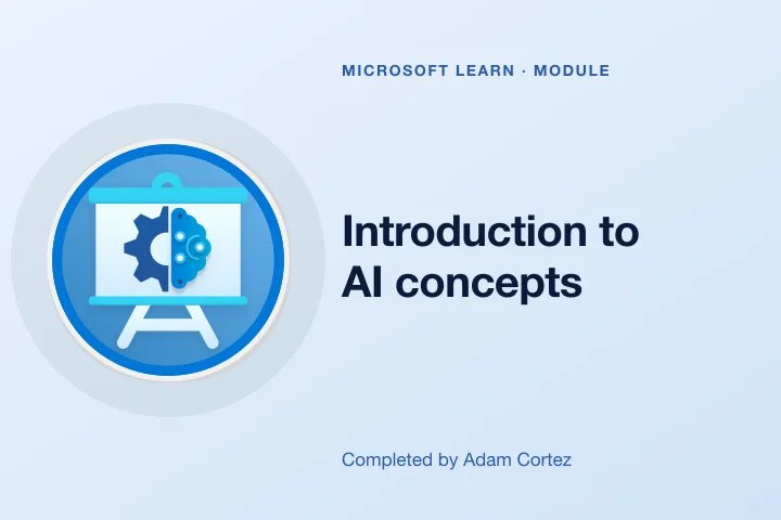 Introduction to AI concepts &mdash; Microsoft Learn