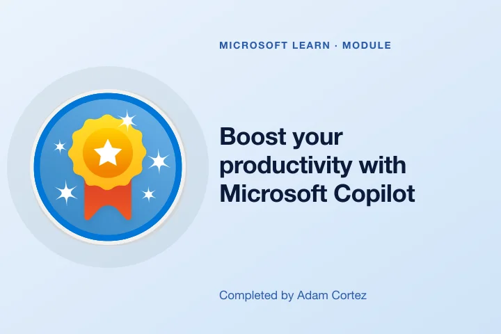 Boost your productivity with Microsoft Copilot &mdash; Microsoft Learn