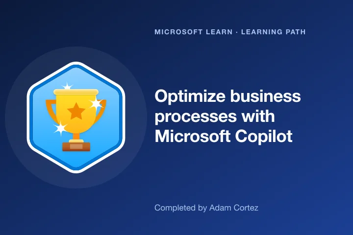 Optimize business processes with Microsoft Copilot &mdash; Microsoft Learn