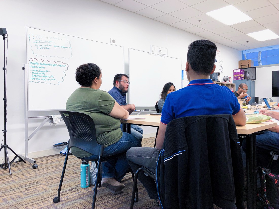 Adam Cortez leading a live workshop